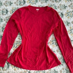Lands' End Bright Red Waterproof Top